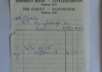 Cole & Hobden Receipt 1969