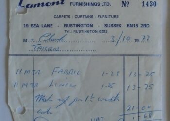 Lamont Receipt 1977